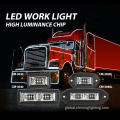 Square Work Lamp 40w UTV ATV SUV offroad led work light Supplier